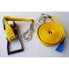   Heveder szabványfeszítővel (racsnival) és karabínerrel 50 mm / 6 m / 5000 kg