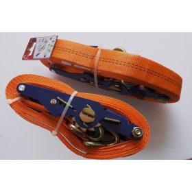   Heveder szabványfeszítővel (racsnival) és csúcsos horoggal 35 mm / 3 m / 2500 kg