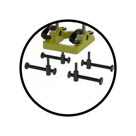 Lépcsőépítő fúróállvány forgatható