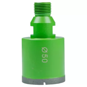   Eibenstock Gyémánt nedves fúrófej, R½“, Ø 50 mm, 40 mm használható hossz, csempe, kőagyag, természetes kő