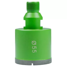   Eibenstock Gyémánt nedves fúrófej, R½“, Ø 55 mm, 40 mm használható hossz, csempe, kőagyag, természetes kő