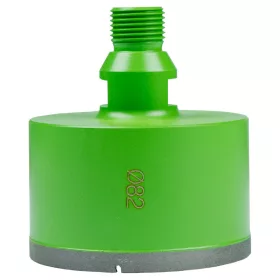   Eibenstock Gyémánt nedves fúrófej, R½“, Ø 82 mm, 40 mm használható hossz, csempe, kőagyag, természetes kő