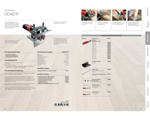 Mafell DD 40 P professzionális, ipari párostipliző