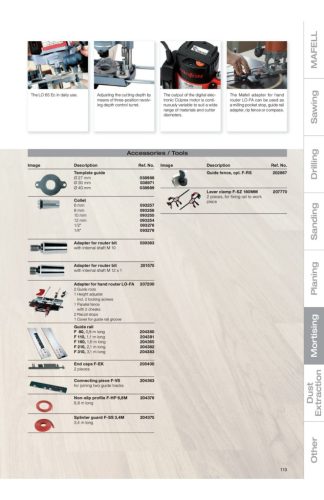 Mafell LO 65 EC ipari felsőmarógép MaxiMAX