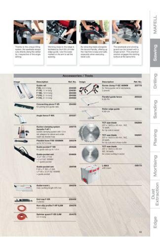 Mafell K85 professzionális, ipari hordozható körfűrész kofferben