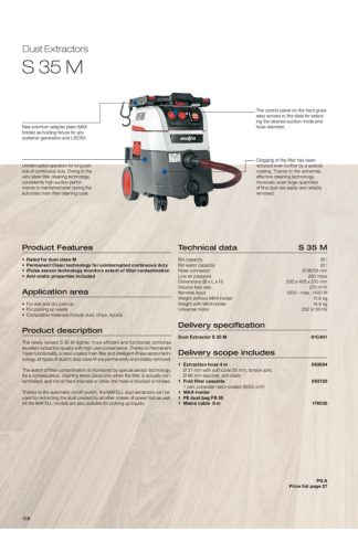 Mafell S 35 M elszívó