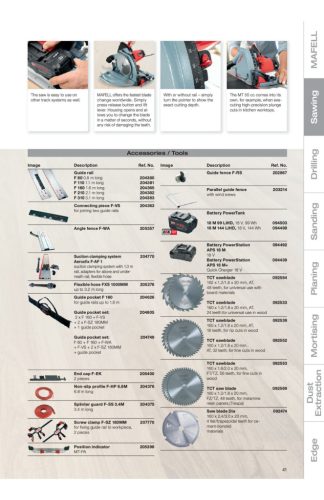 Mafell MT 55 18M merülőfűrész kofferben akkumulátorral