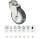 JDPE 0755 1001, Forgó kerék, 75 mm, 60 kg teherbírás, furatos felfogatás