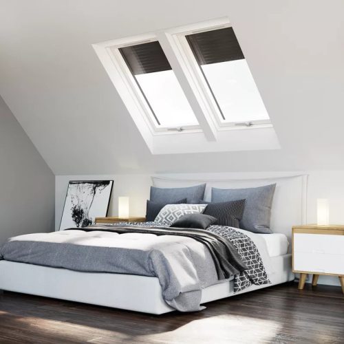 DAKEA ULTIMA ENERGY  PVC KEV B1800 C2A középen billenő tetőtéri ablak, 3 rétegű üvegezéssel,PVC 55/98